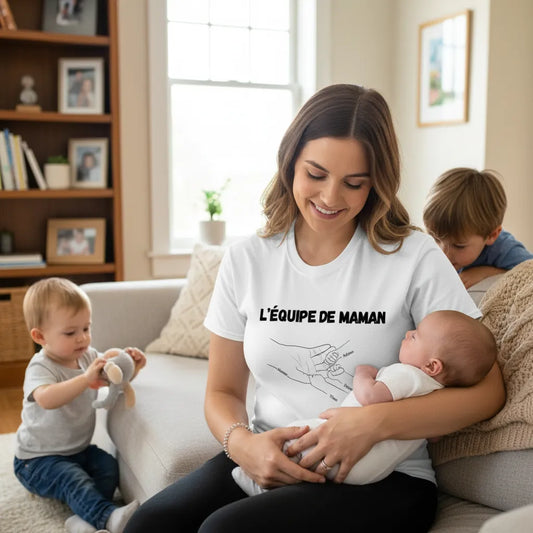 Chandail personnalisé pour maman et enfants