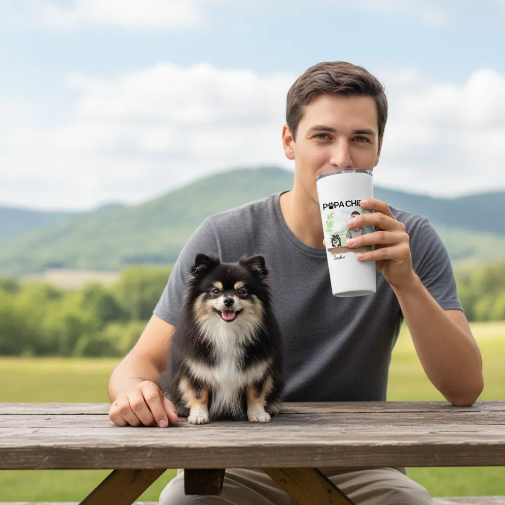 Mug personnalisé chien et maitre