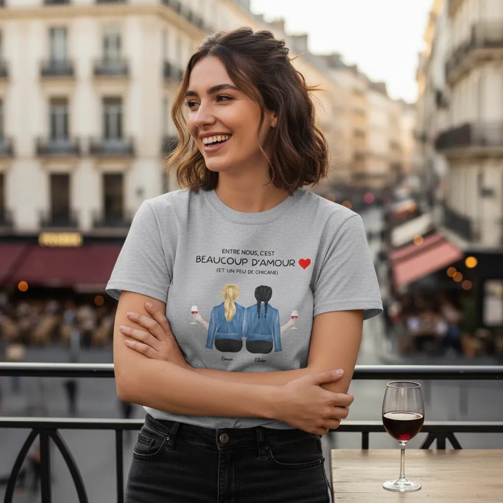 Chandail personnalisé meilleures amies