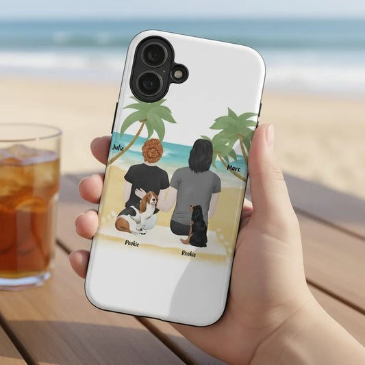 Coque personnalisée famille animaux