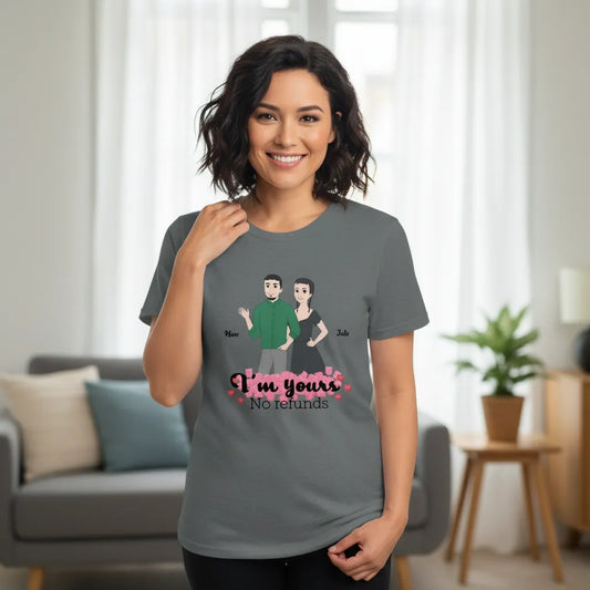T-shirt personnalisé amoureux