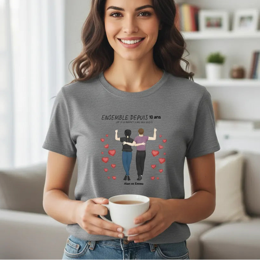 T Shirt Personnalisé Pour Couple