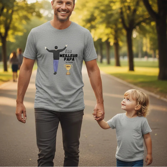 Tee shirt Meilleur Papa personnalisé