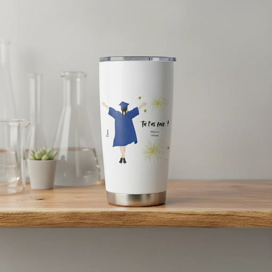 Tasse Isotherme Personnalisée Remise de Diplome