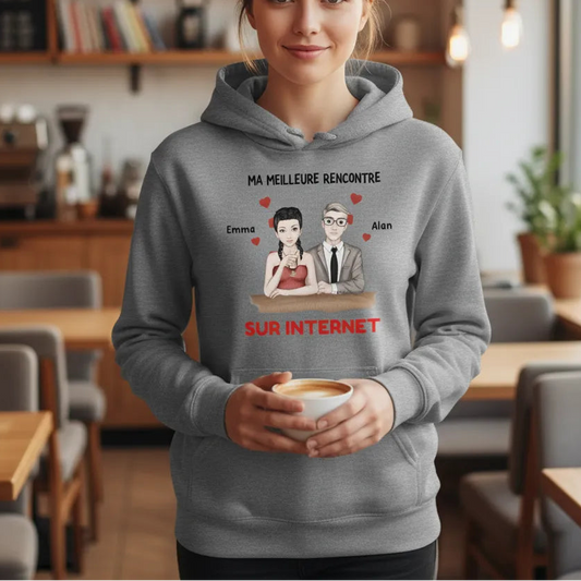 Hoodie Personnalisé Couple