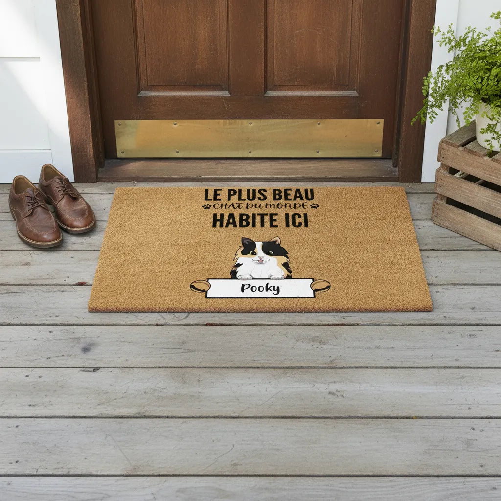 Tapis Personnalisé Chat