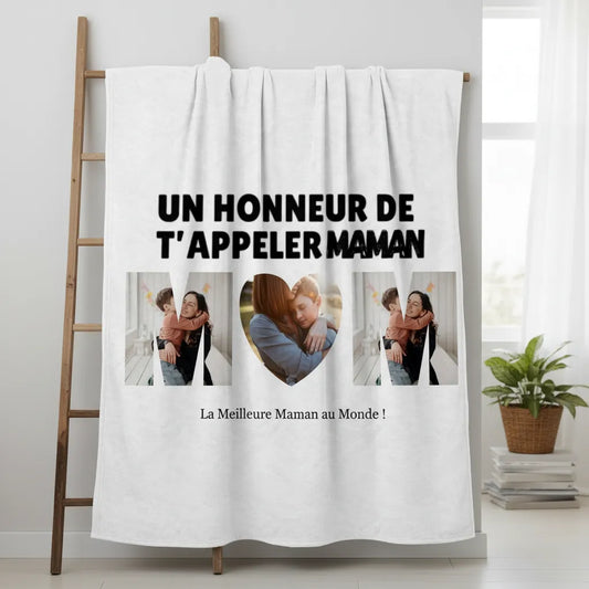 Couverture personnalisée pour maman