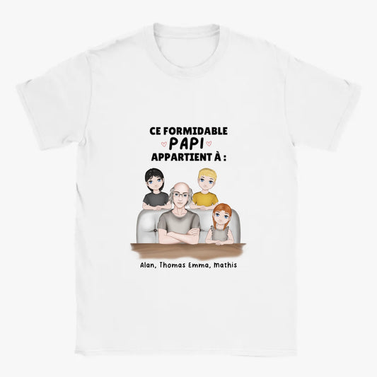 T-shirt Personnalisé Grand-père