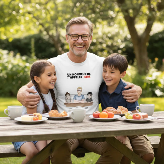 T shirt personnalisé papa