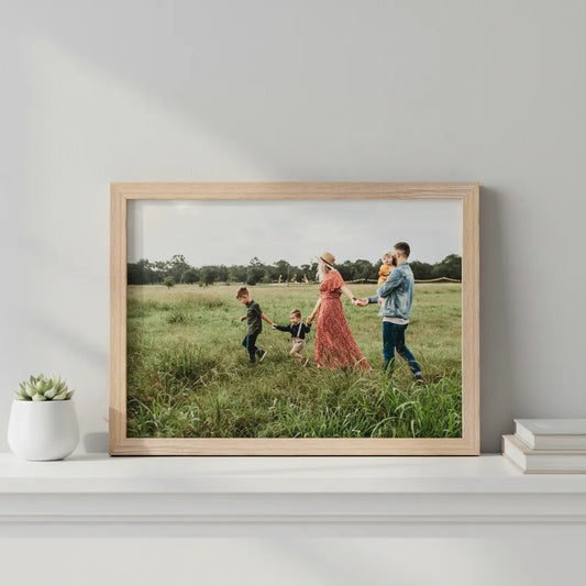 Impression Poster Avec Cadre et  Photo Personnalisee