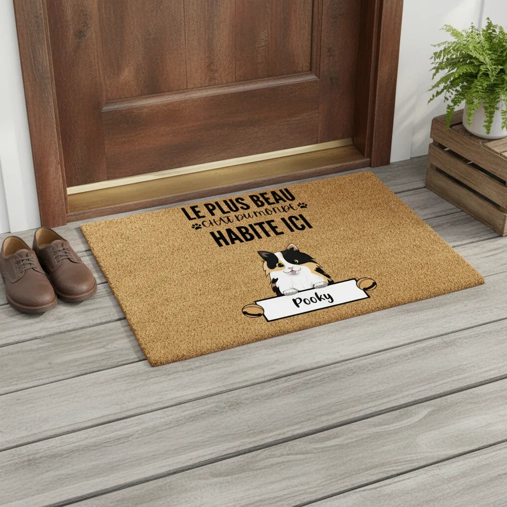 Tapis Personnalisé Chat