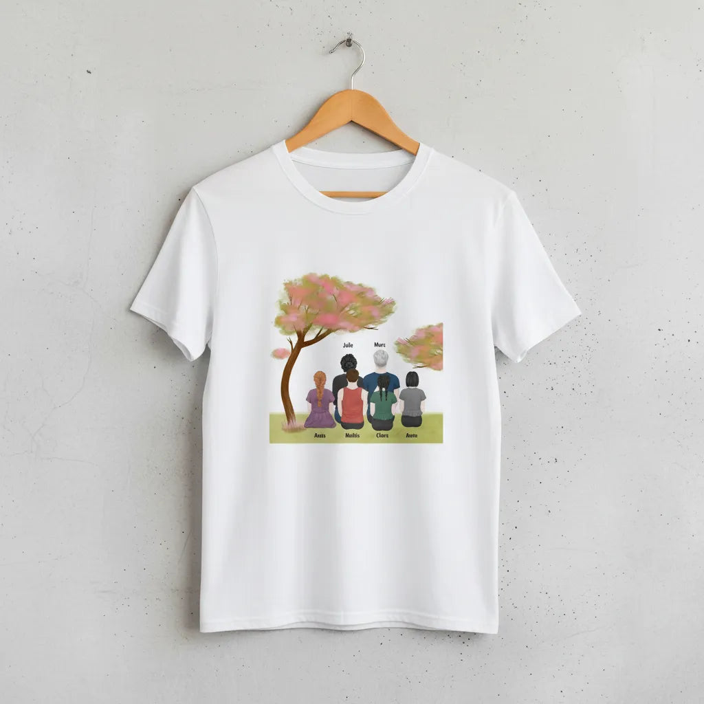 T shirt famille personnalisé