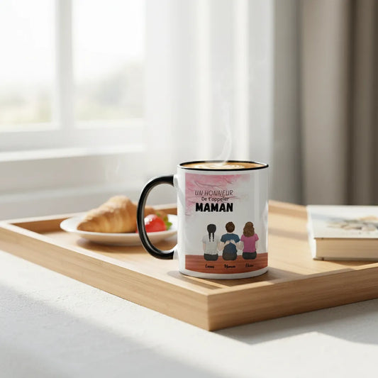 Tasse personnalisée mère et fille
