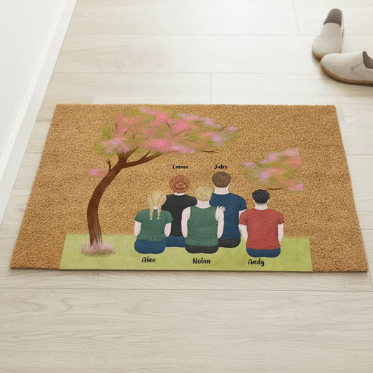 Paillasson Famille Personnalisable