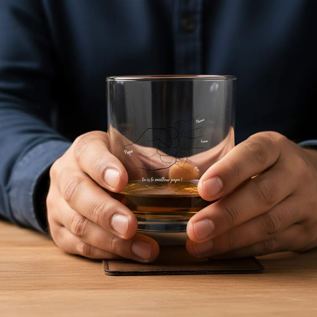 Verre à Whisky Personnalisé Papa