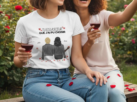 T-shirt personnalisé meilleure amie