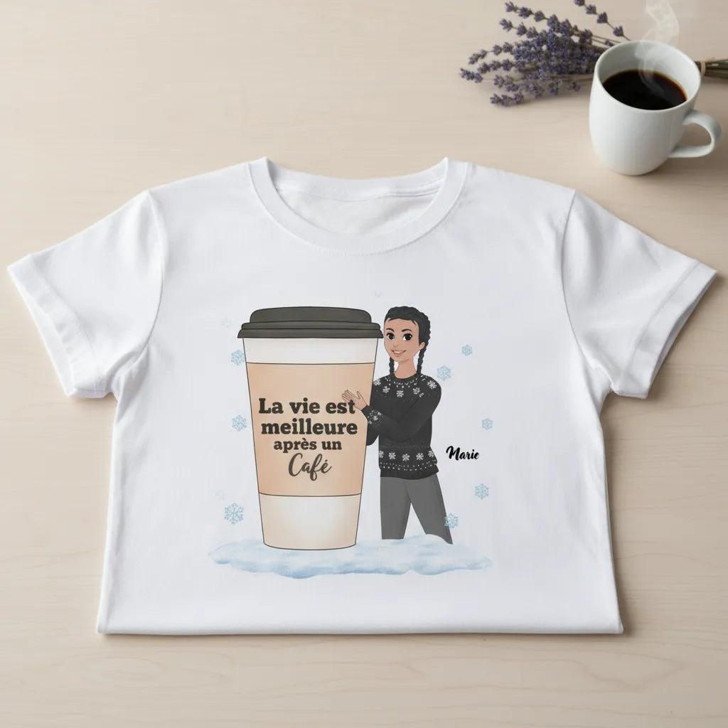 Tee shirt personnalisé femme anniversaire