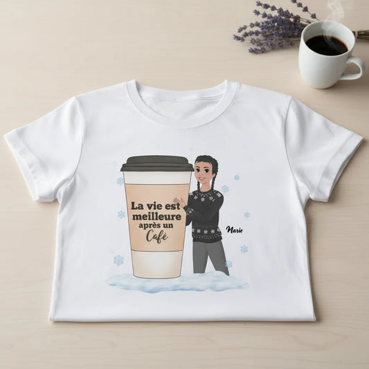 Tee shirt personnalisé femme anniversaire