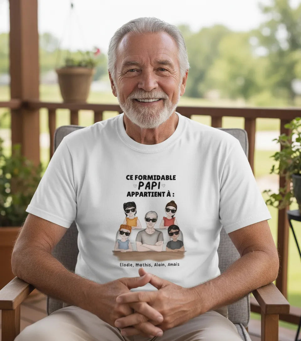 Chandail personnalisé papi