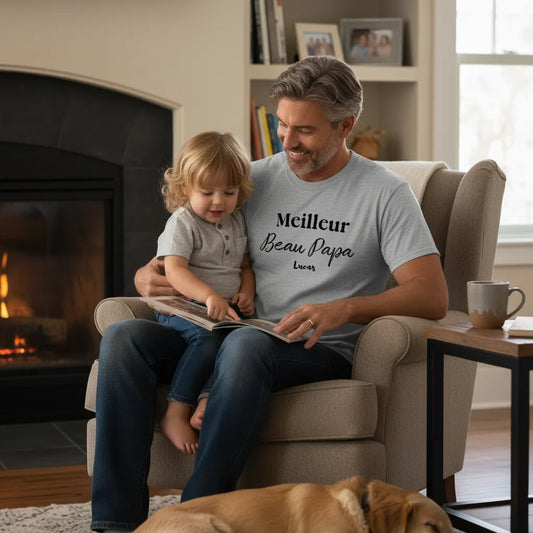 Tee shirt personnalisé beau papa