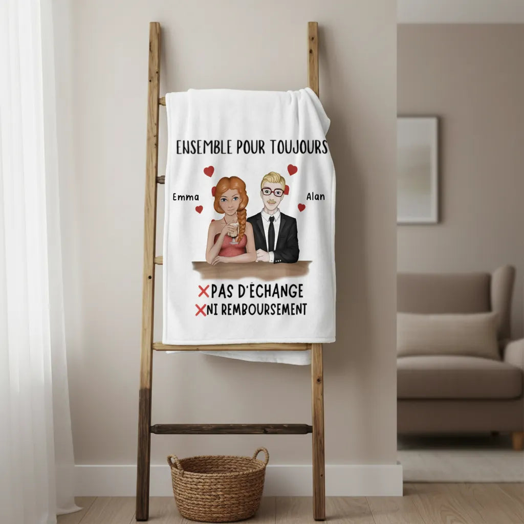 Couverture personnalisée Ensemble pour Toujours