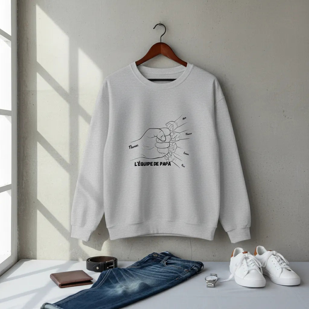 Sweatshirt personnalisé papa