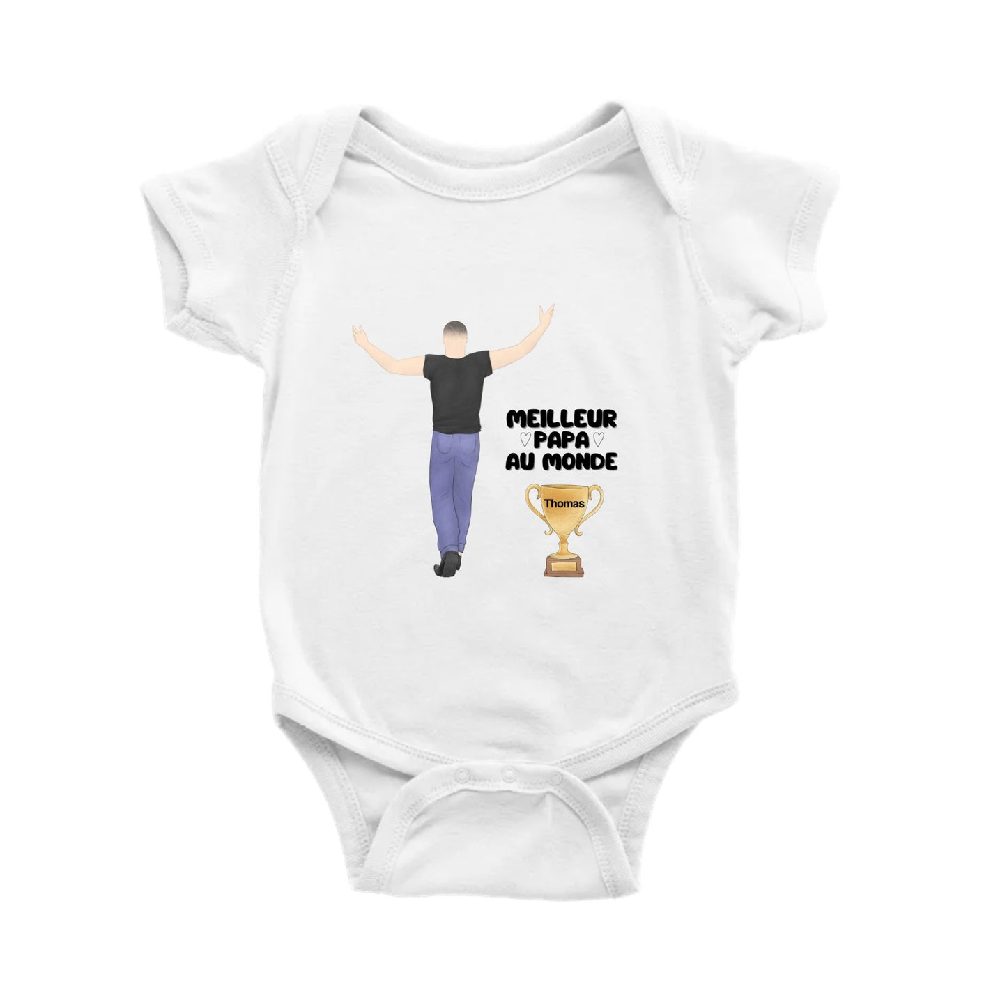 Body personnalise papa