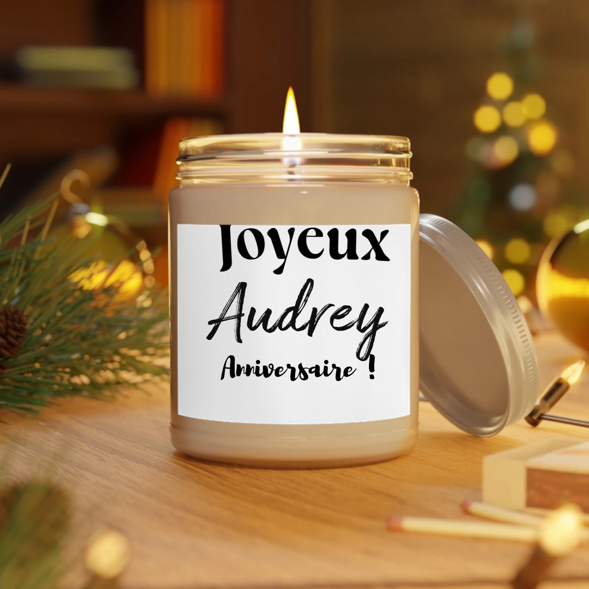 Bougie Anniversaire Personnalisable