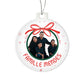 Boule de sapin noel personnalisee famille