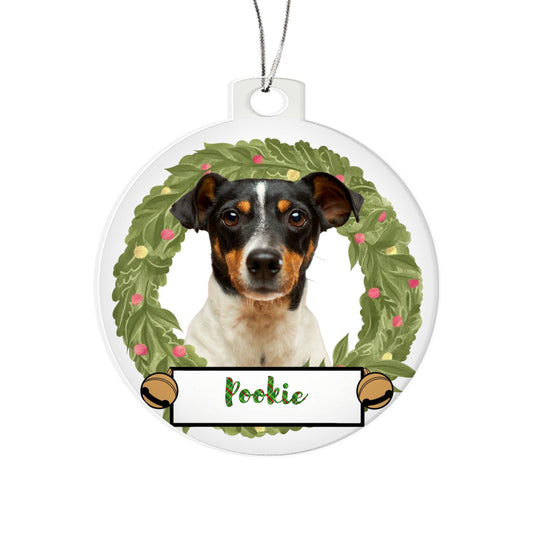 Boule noel chien personnalisee