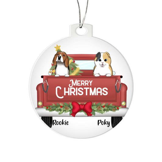 Boule noel personnalisee animaux