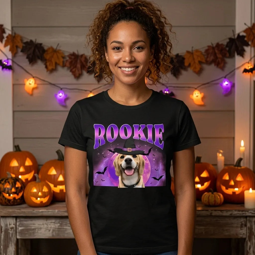 Chandail Personnalisable Halloween Avec Photo Animal