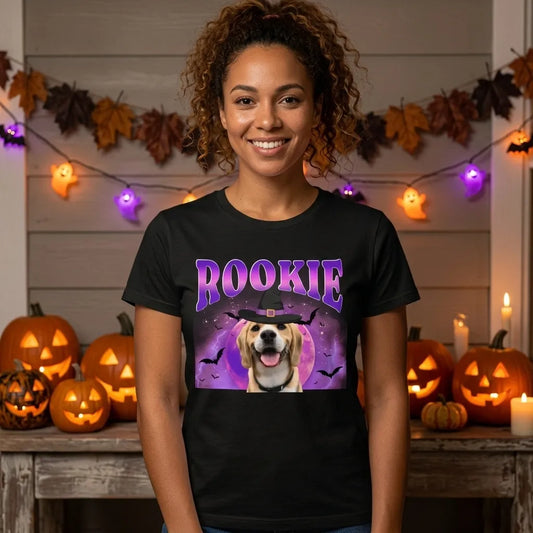Chandail Personnalisable Halloween Avec Photo Animal