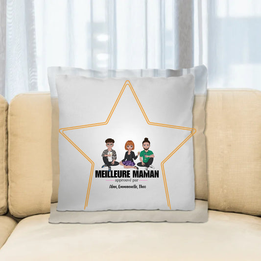 Coussin personnalise fete des meres