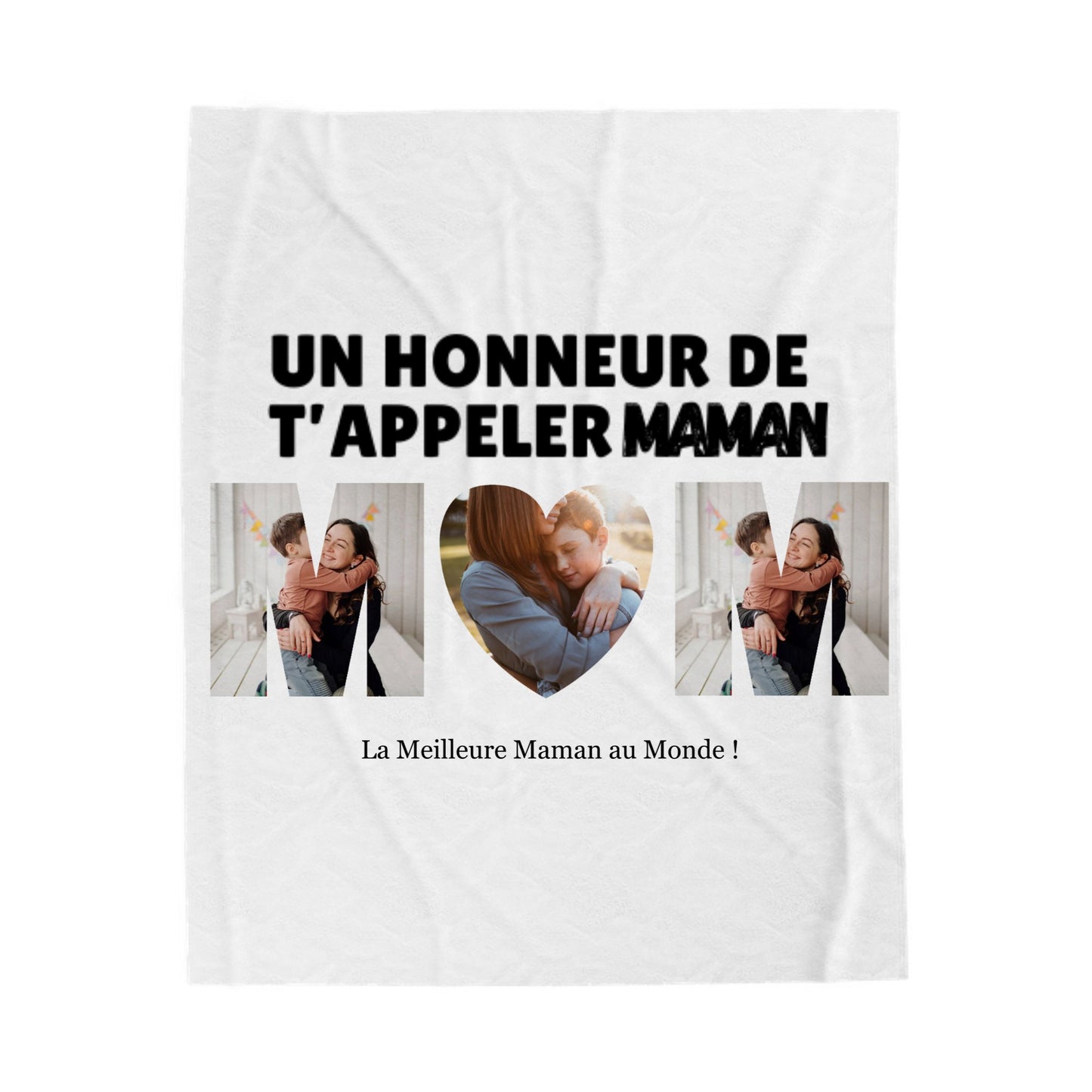 Couverture personnalisable pour maman