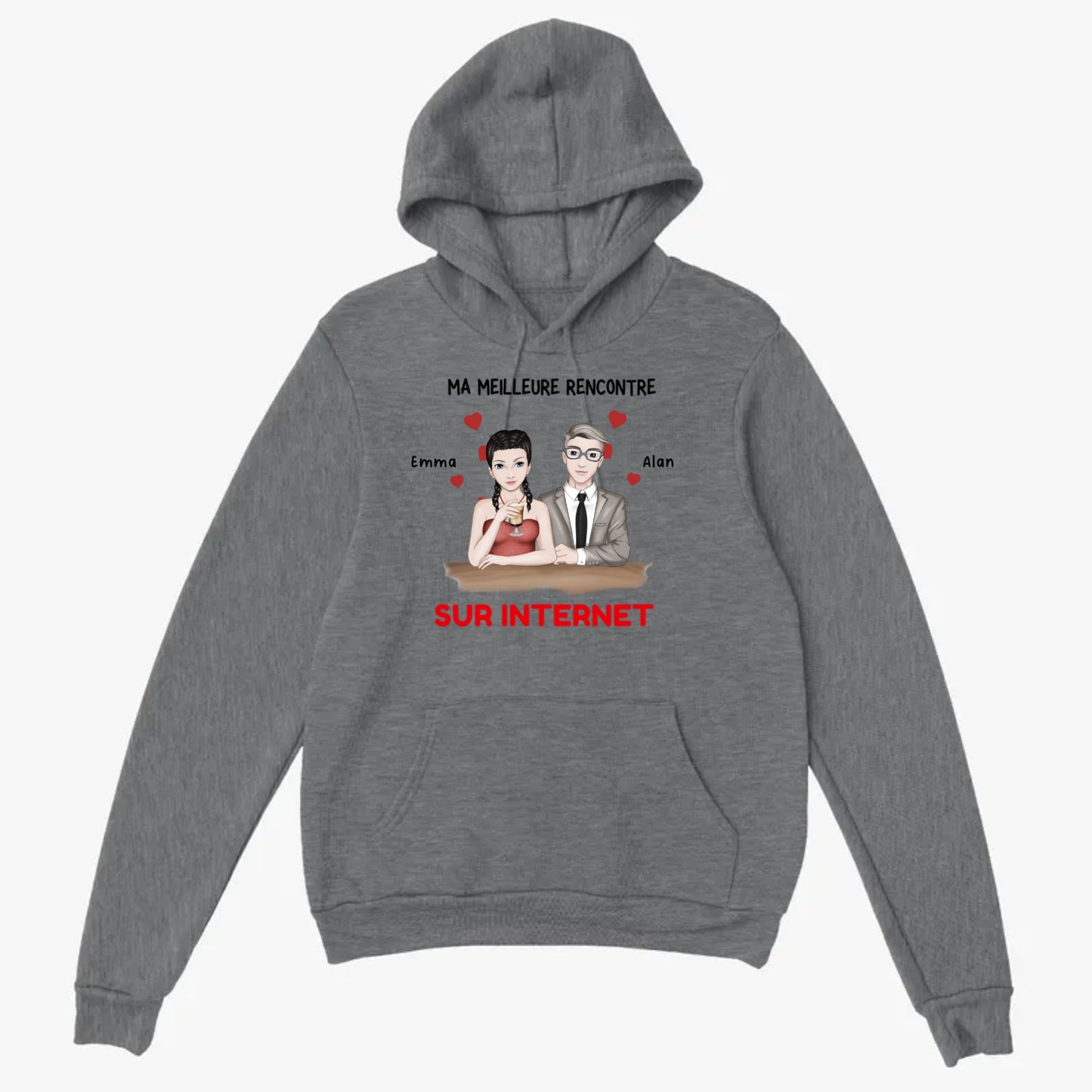 Hoodie Personnalise Couple