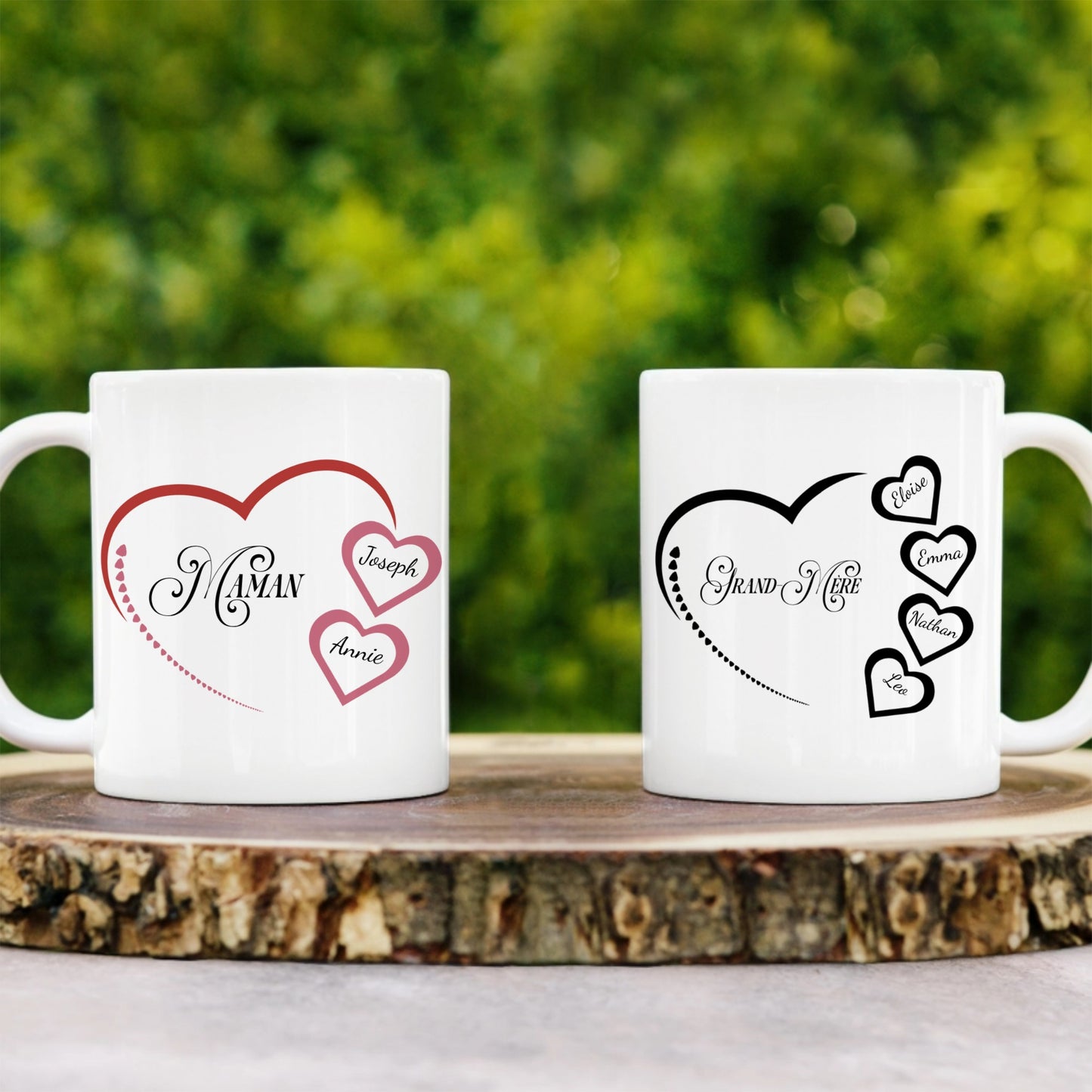 Mug Personnalisable Maman et Grand Mère