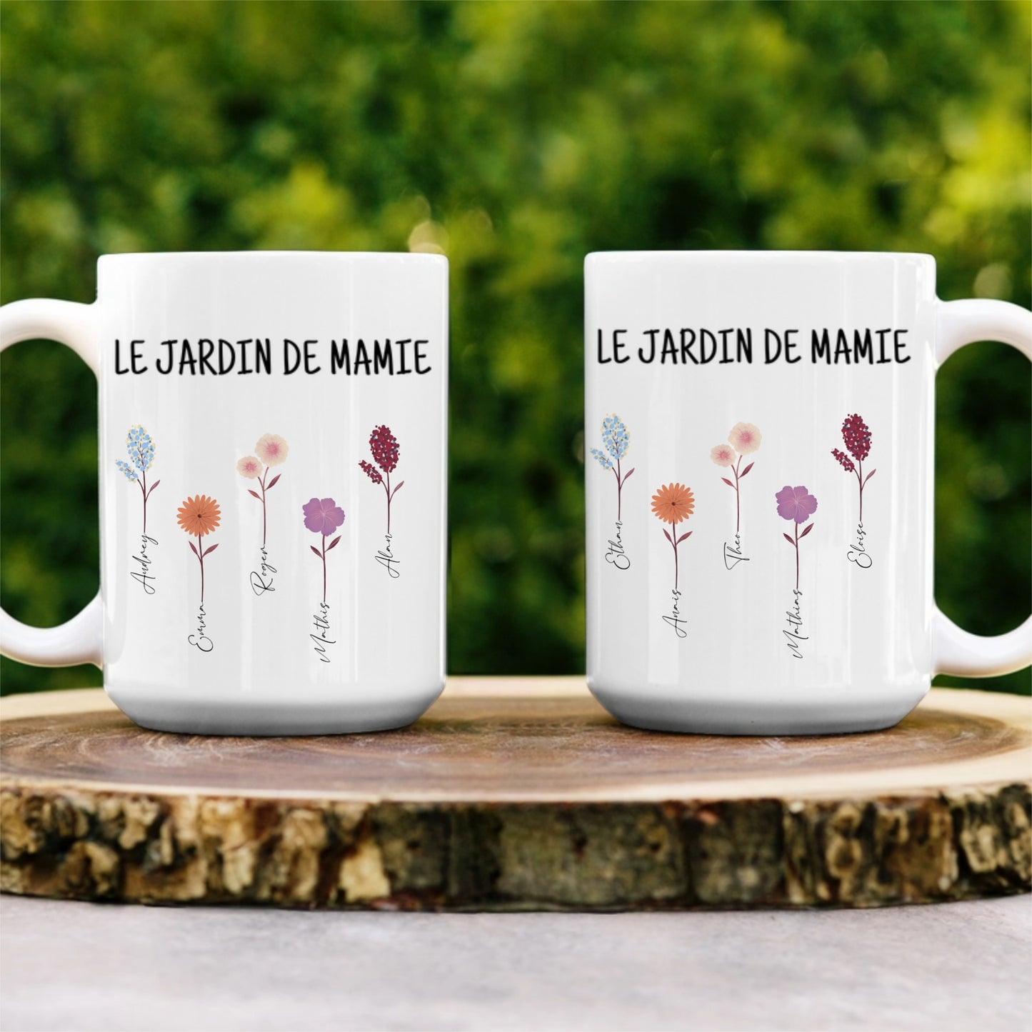 Mug Personnalisable Mamie et Petit-enfants