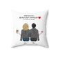 Oreiller personnalise meilleure amie