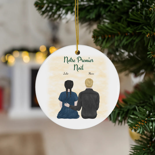 Ornement personnalise couple
