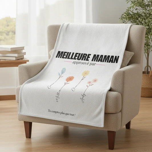 Plaid personnalisable Meilleure maman