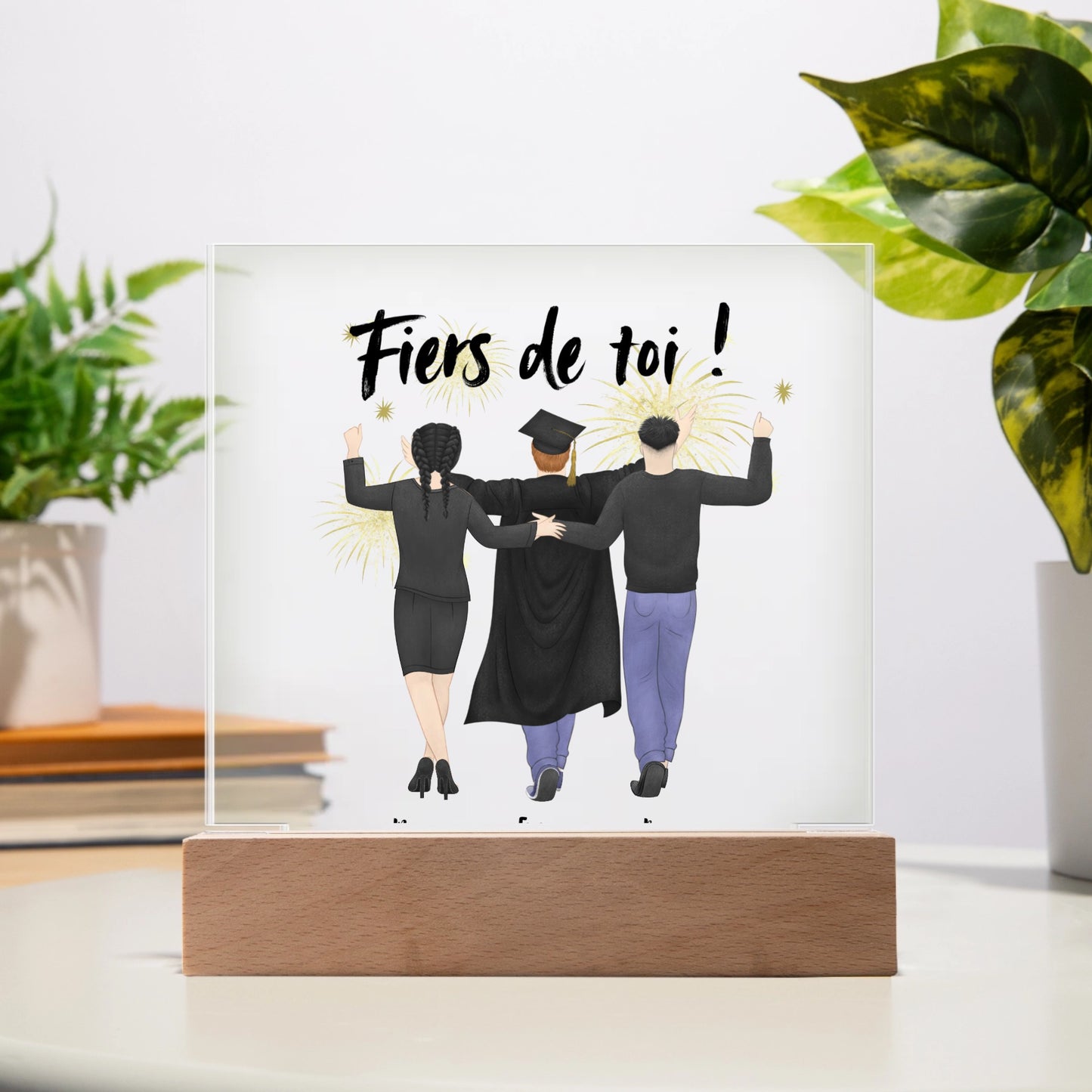 Plaque Personnalisee Remise de Diplome