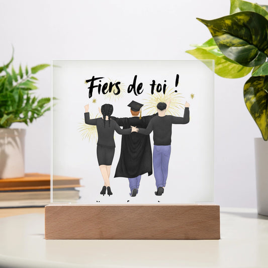 Plaque Personnalisee Remise de Diplome