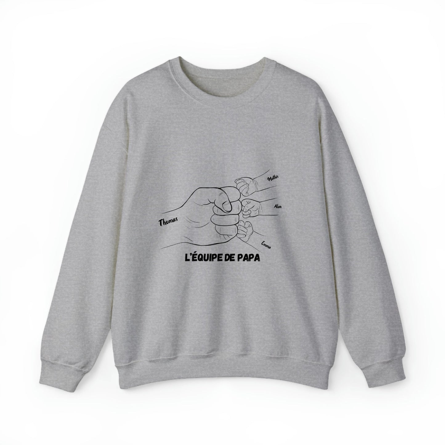 Sweat personnalise papa