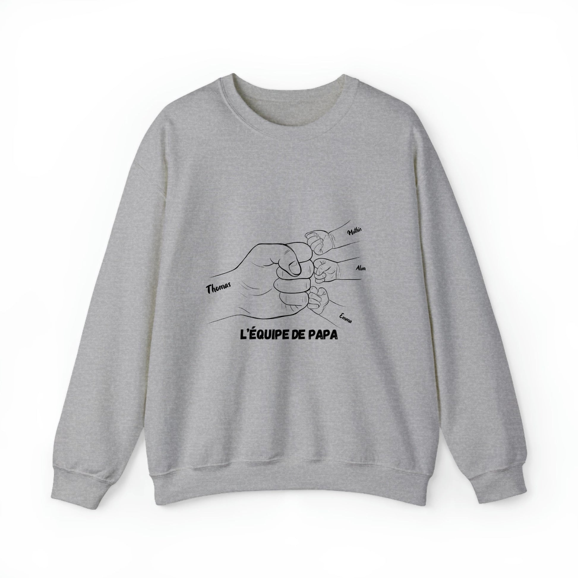 Sweat personnalise papa