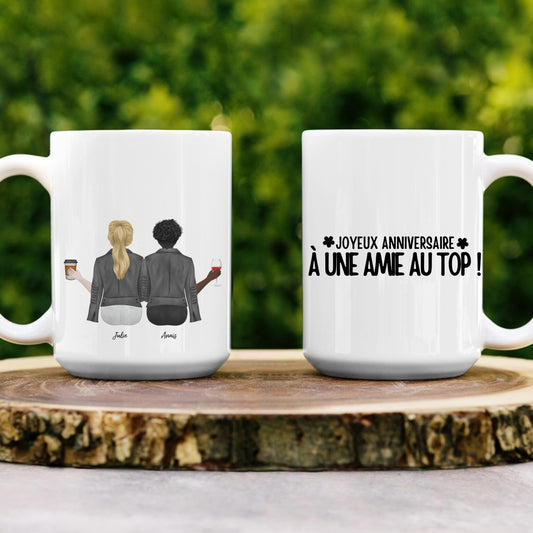 Tasse Personnalisable Anniversaire Meilleure Amie