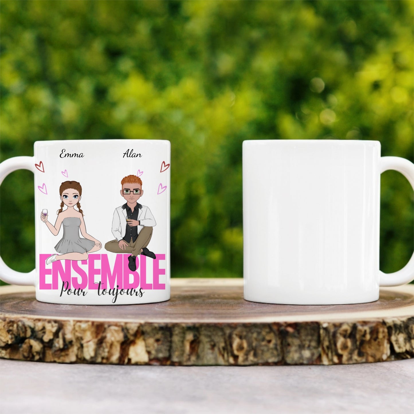 Tasse cafe personnalisee couple