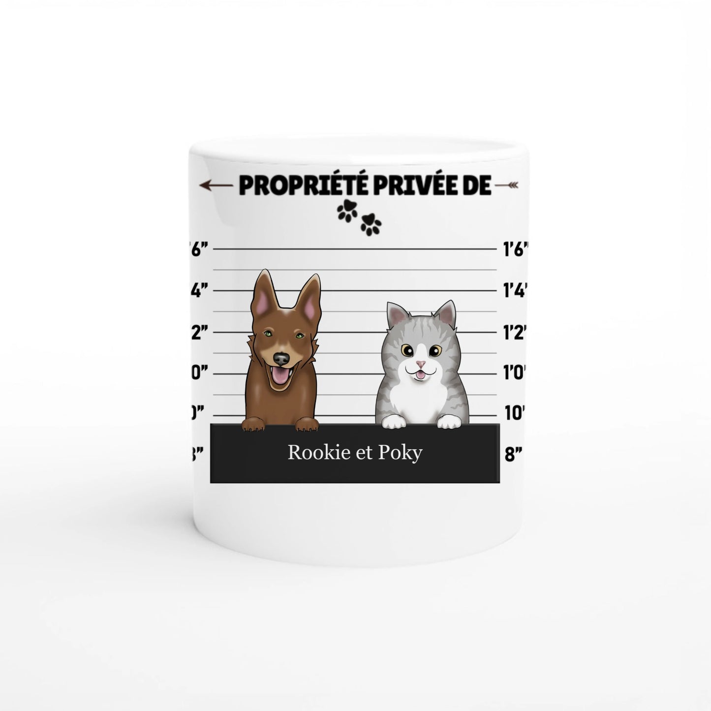 Tasse personnalisee animaux