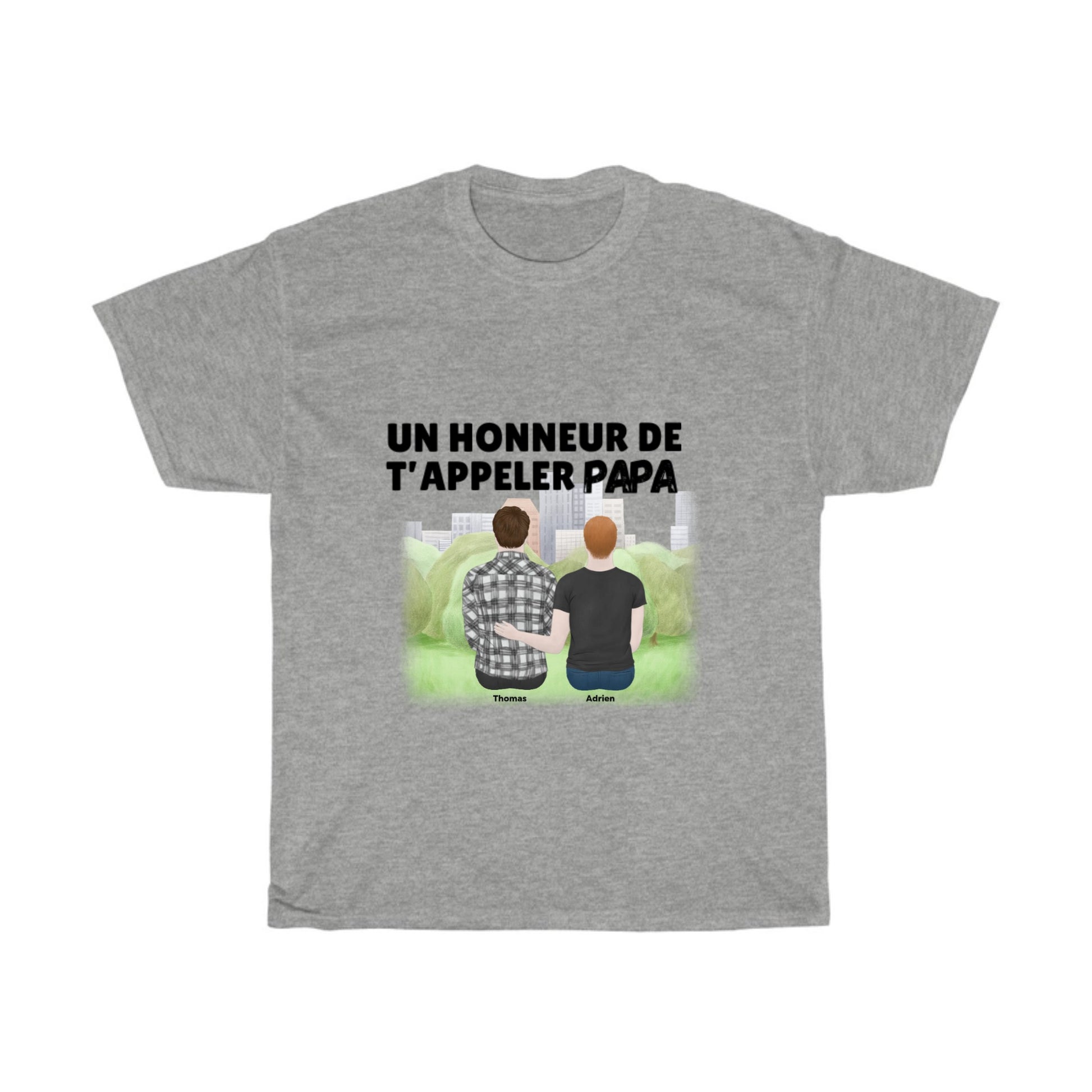 Tee-shirt personnalisé pour papa et fils
