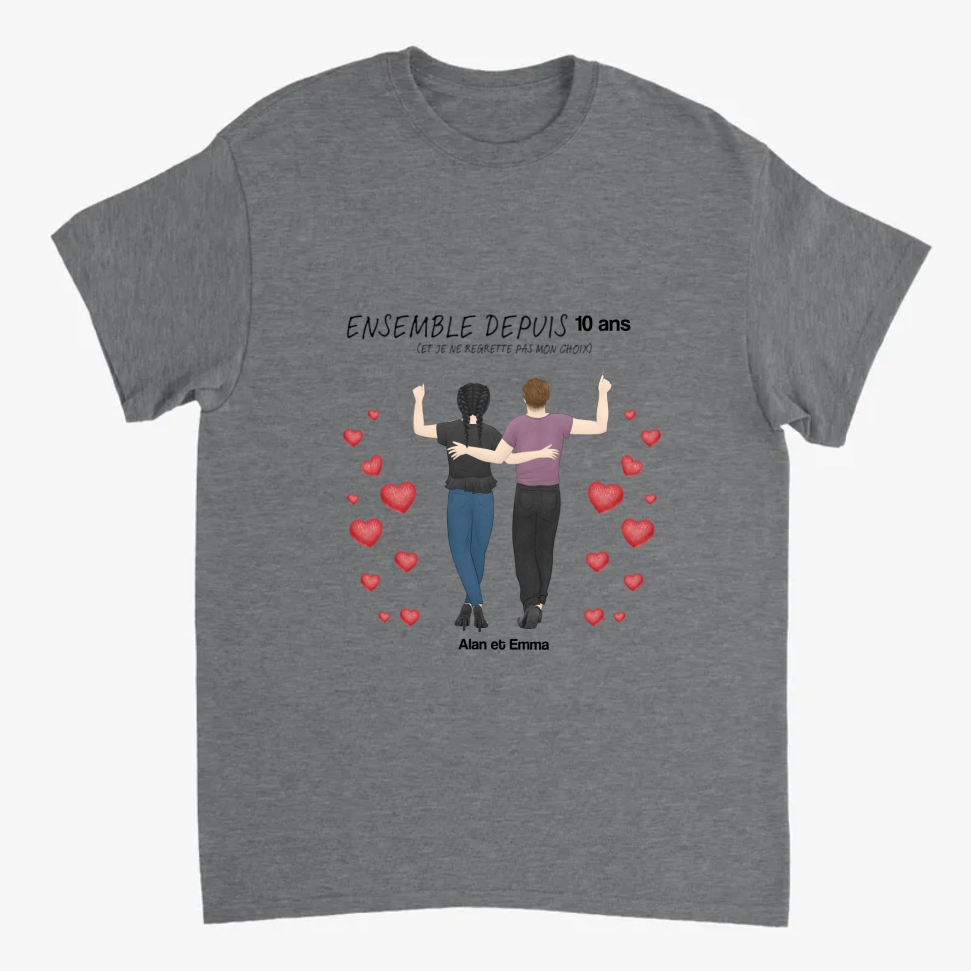 Tee Shirt Personnalise Couple